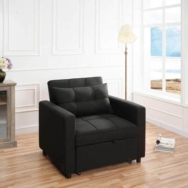 YODOLLA 3in1 Convertible Sofa Bed Chair, Sleeper Chair With Side